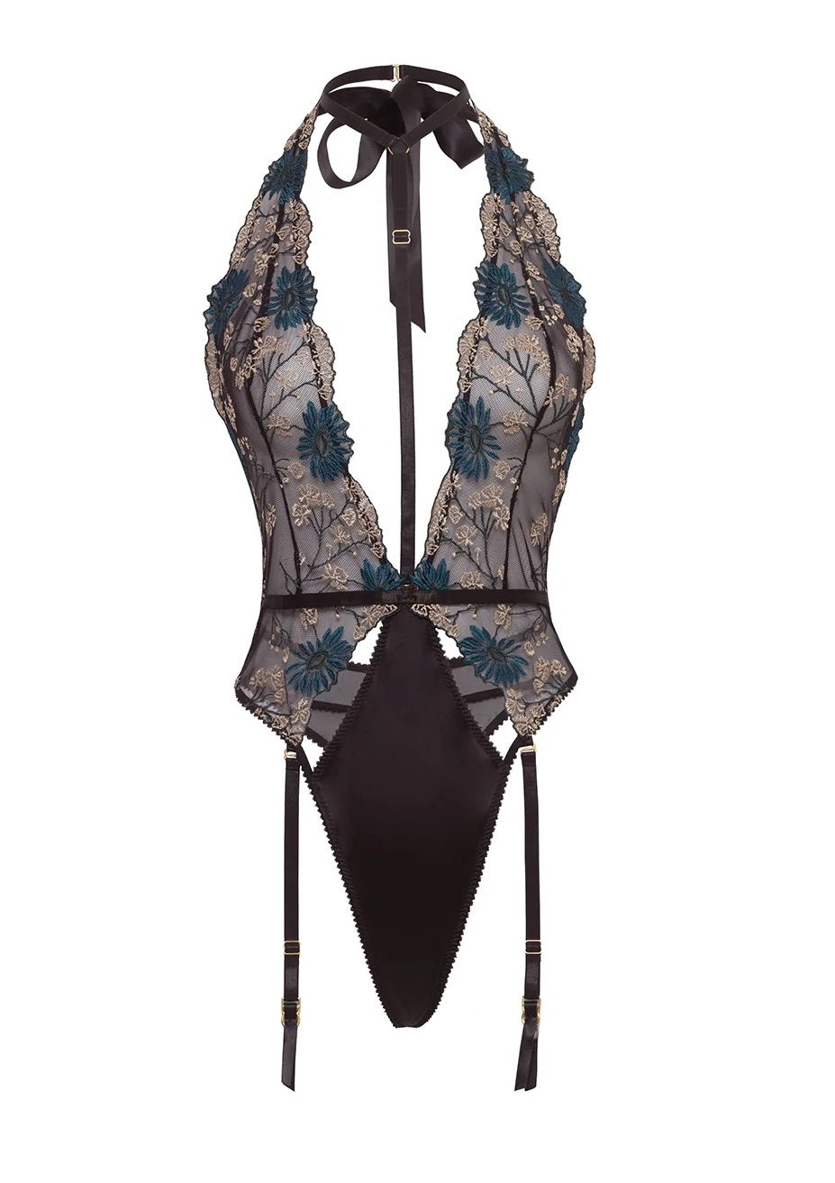 Alani Lace Harness Teddy - Oh La La Cheri Bella Bella Boutique Alani Lace Harness Teddy - Oh La La Cheri Bella Bella Boutique
