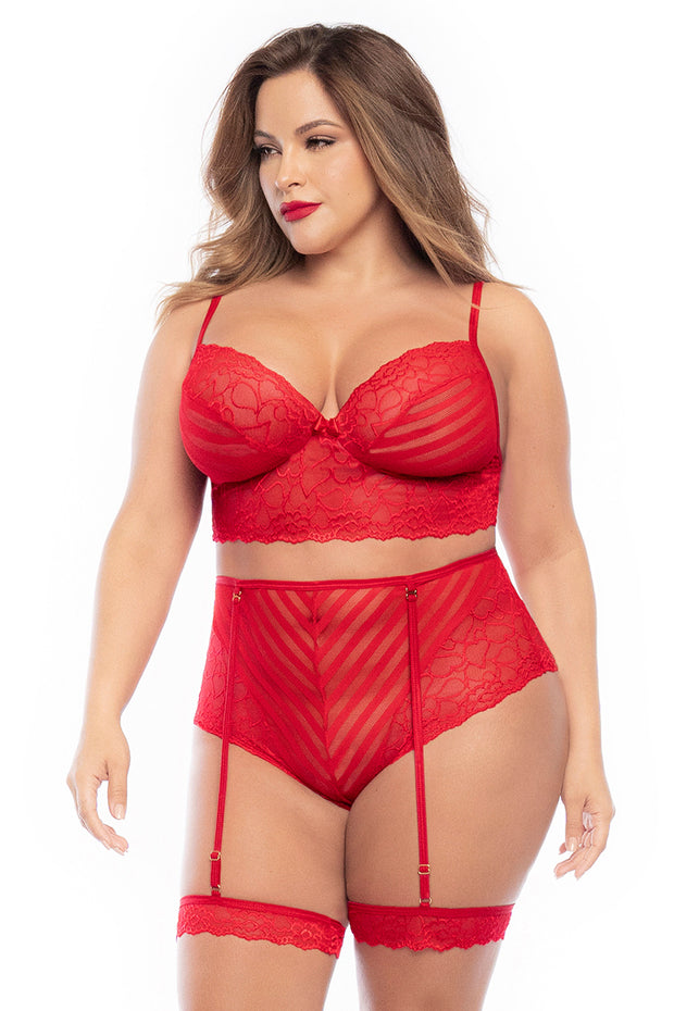 Nathalie Bra Set with Removable Suspenders