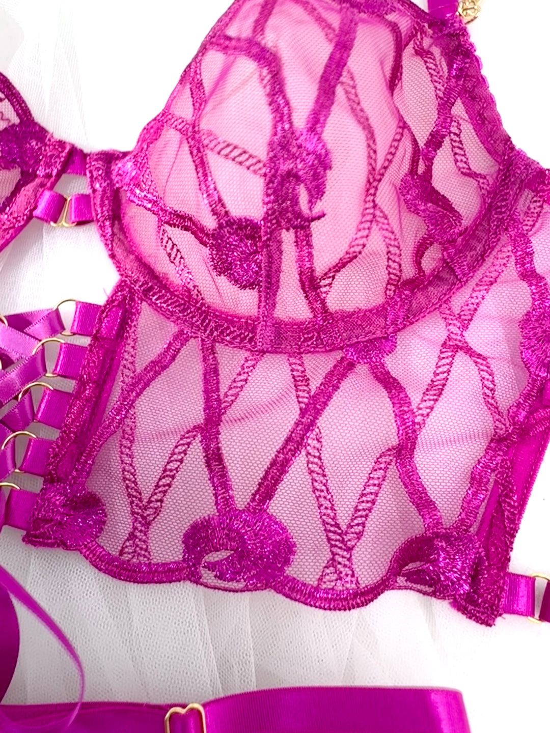 Adriana Rose Pink Adjustable Set