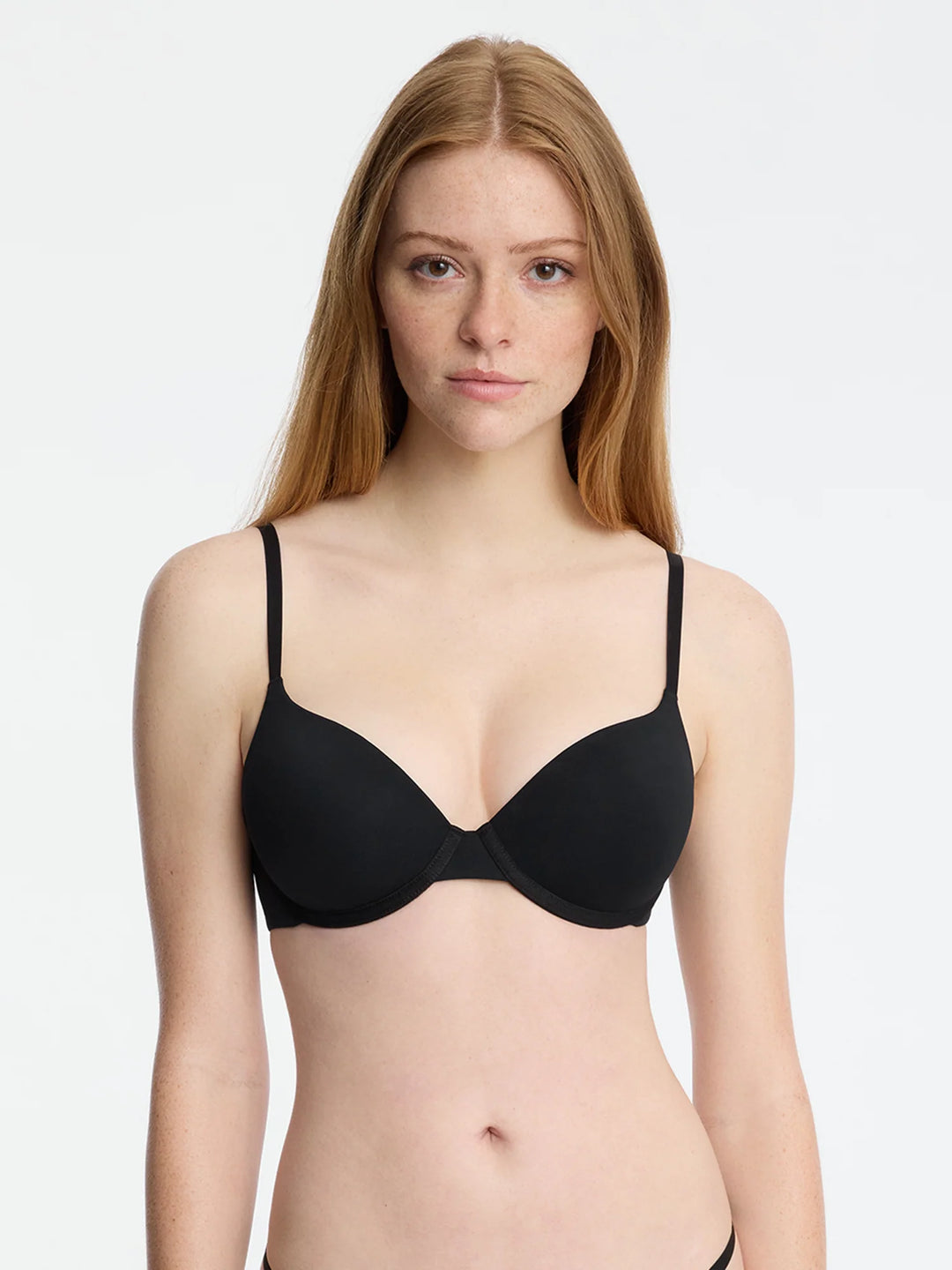 Insider Convertible T-Shirt Bra in black, featuring flex fit foam cups for ultimate comfort and support.