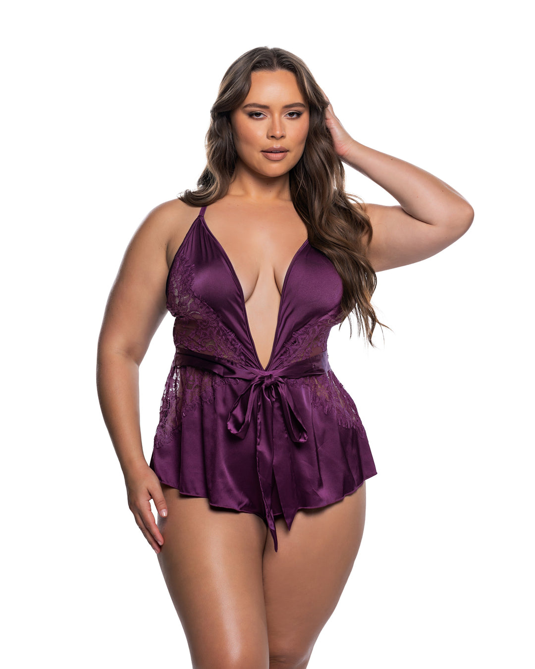 Moonlight Kiss Satin Romper