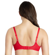 Shea Plunge Unlined Bra - Racing Red