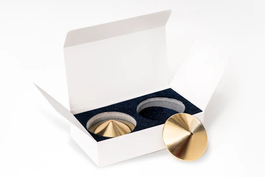 Ferrara Gold Plated Nipplets in a stylish box, showcasing luxury nipple covers for a chic look.