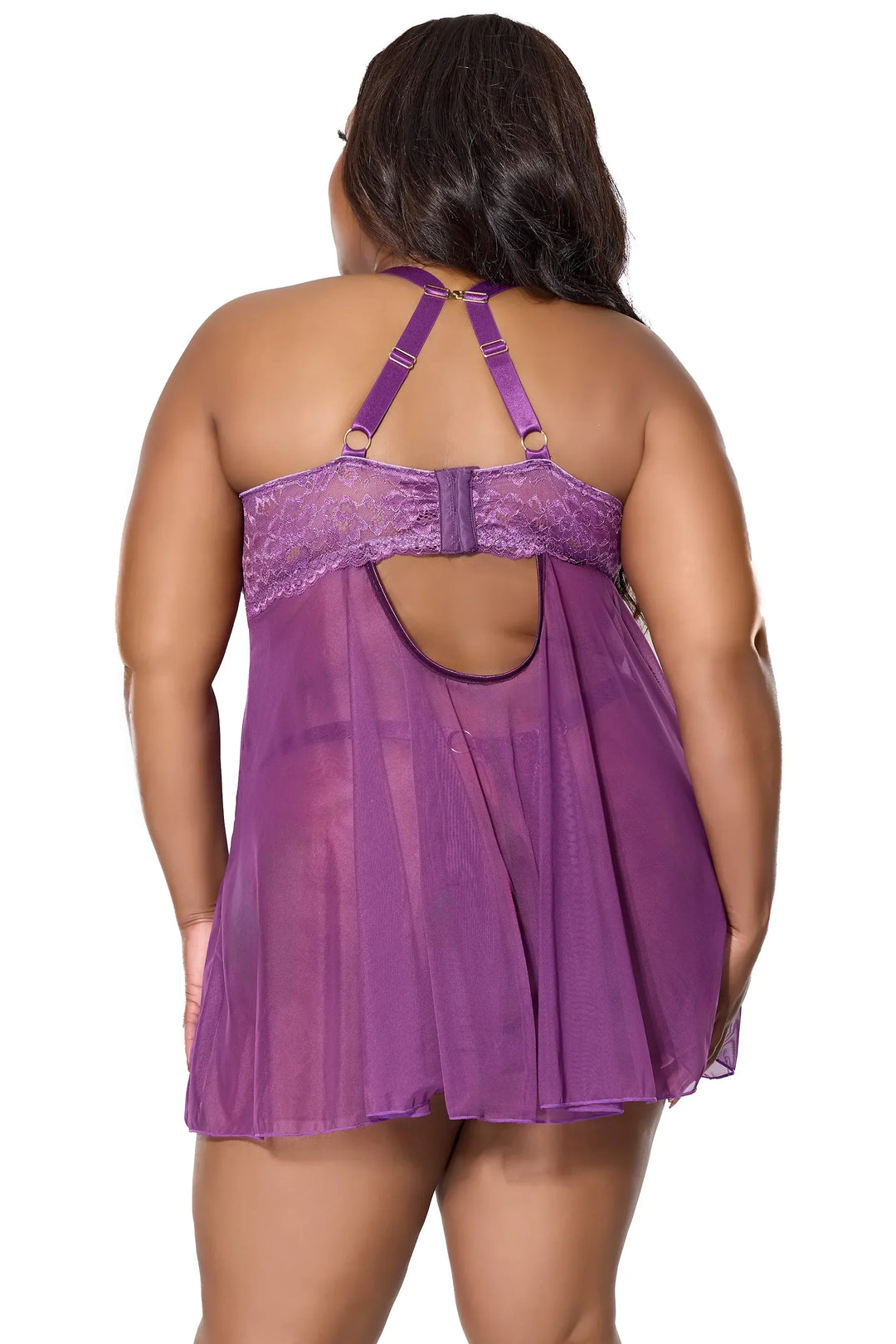 Ember Glow Babydoll & Thong