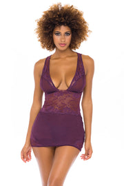 Mirabelle Lace and Mesh Babydoll