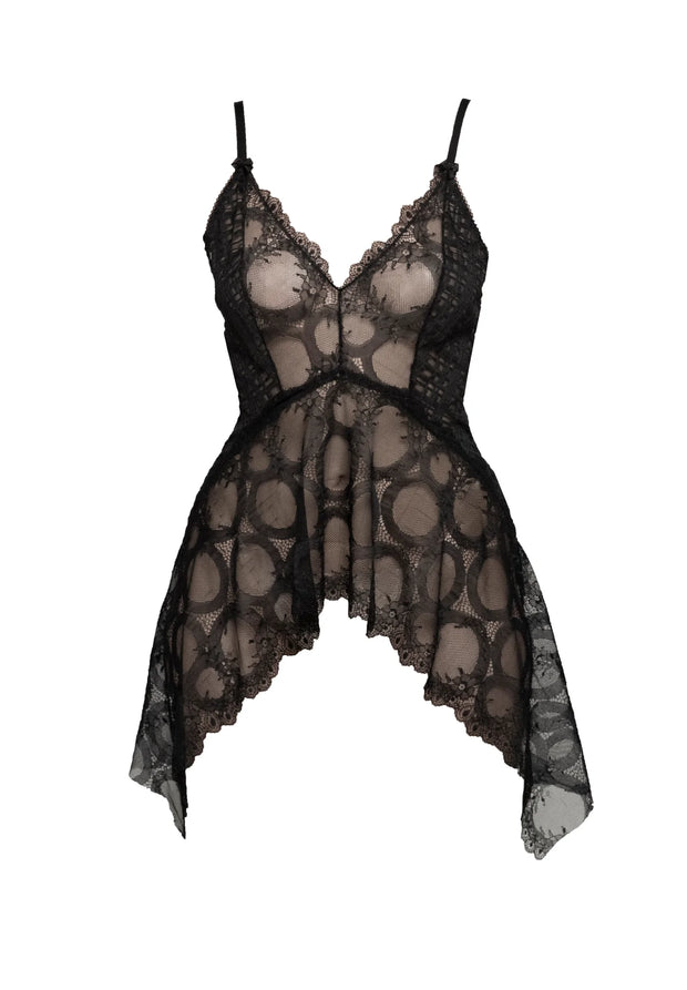 Mind Games Lace and Tulle Chemise Nightie