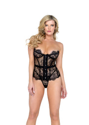 Gia Luxury Lace Bustier Set
